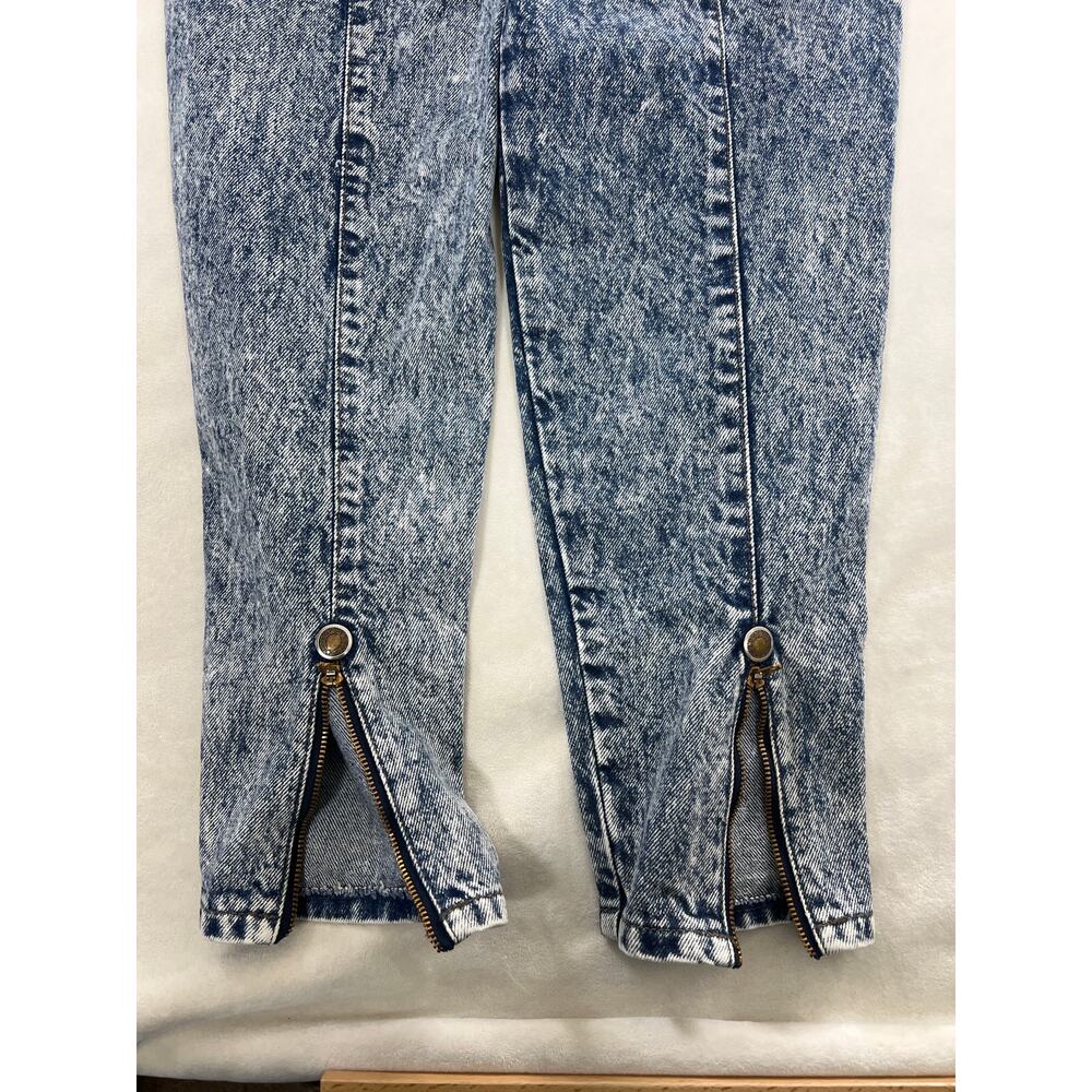 1980s Vintage Levi's 900 Series Acid Wash Jeans High Rise Zip Ankle Yoke VTG - Picture 5 of 10